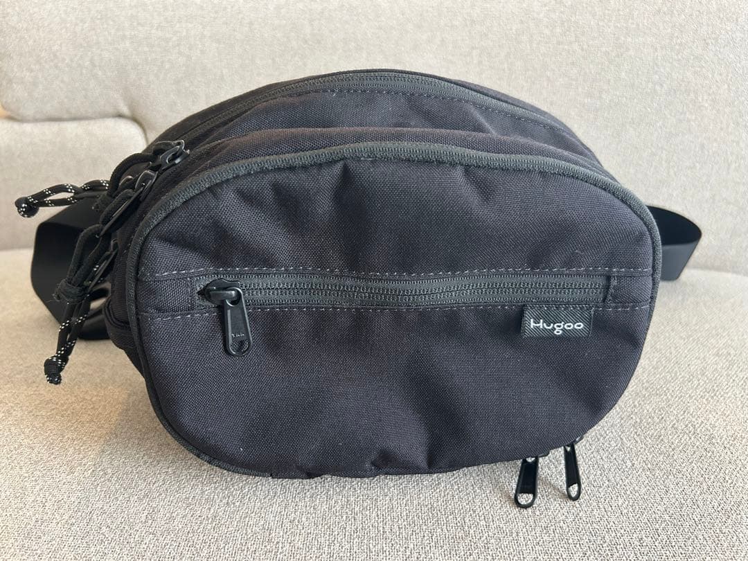 Hugoo ハグー ヒップシート 最新版 ブラック×ミルクティベージュ