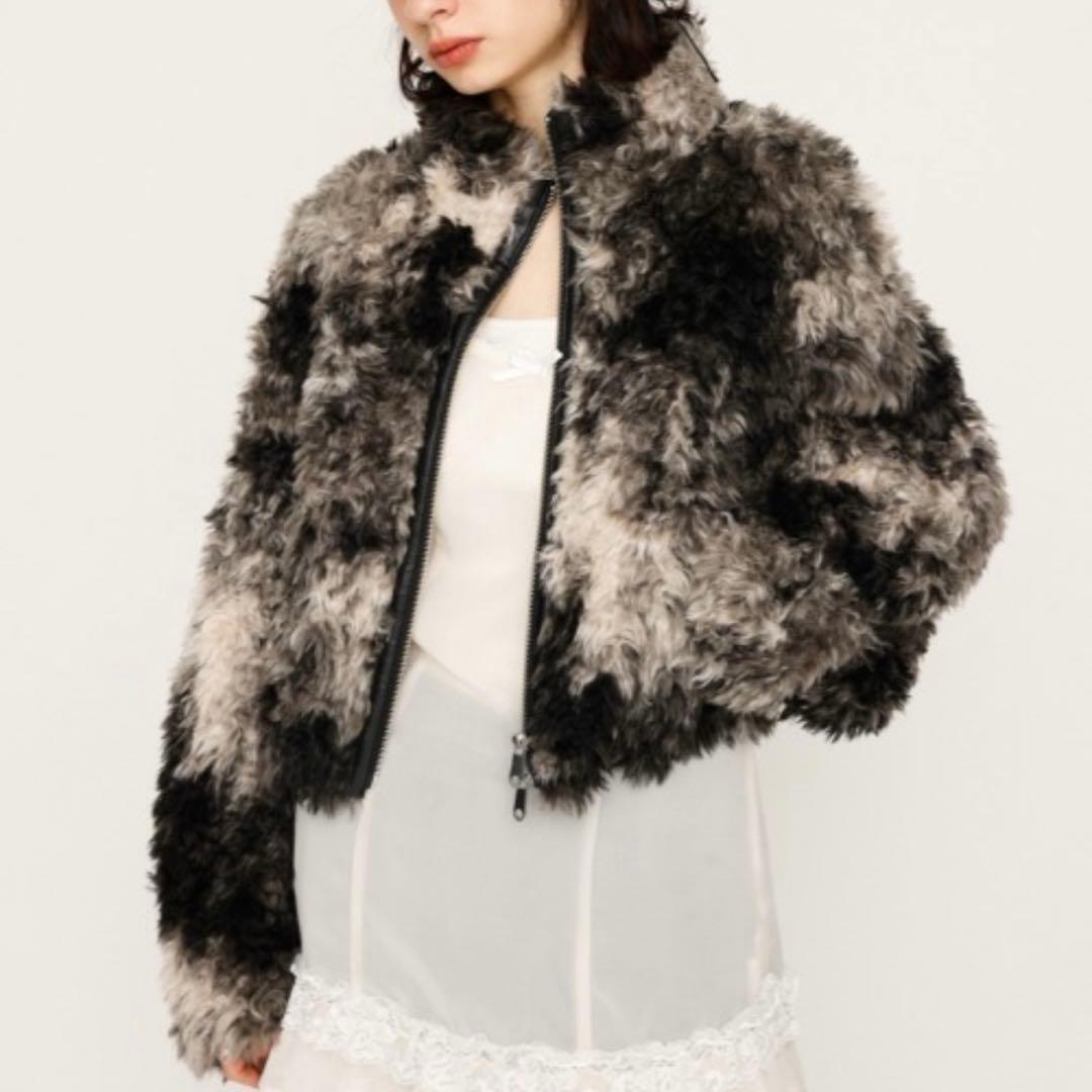 SLY カールド ボア ブルゾン