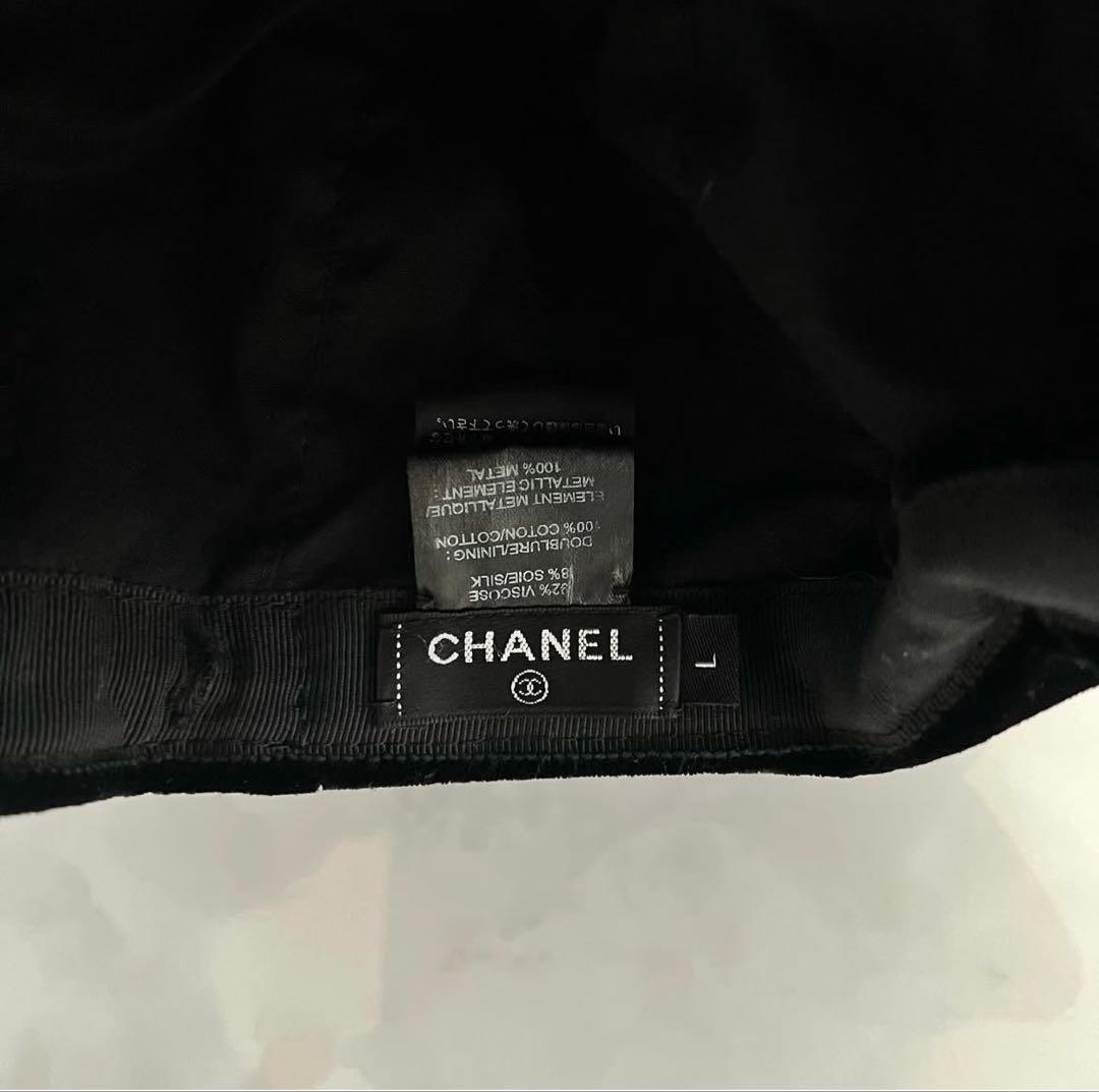 CHANEL ベルベットキャスケット　正規品　極美品　未使用品　翌日発送