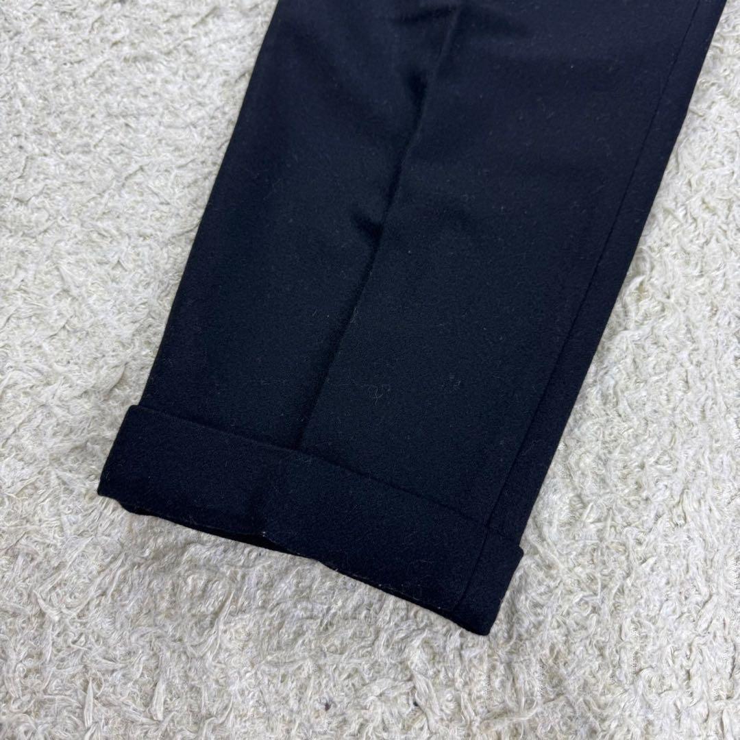 80s コムデギャルソン バルーンパンツ ツータック ウール 黒 archive