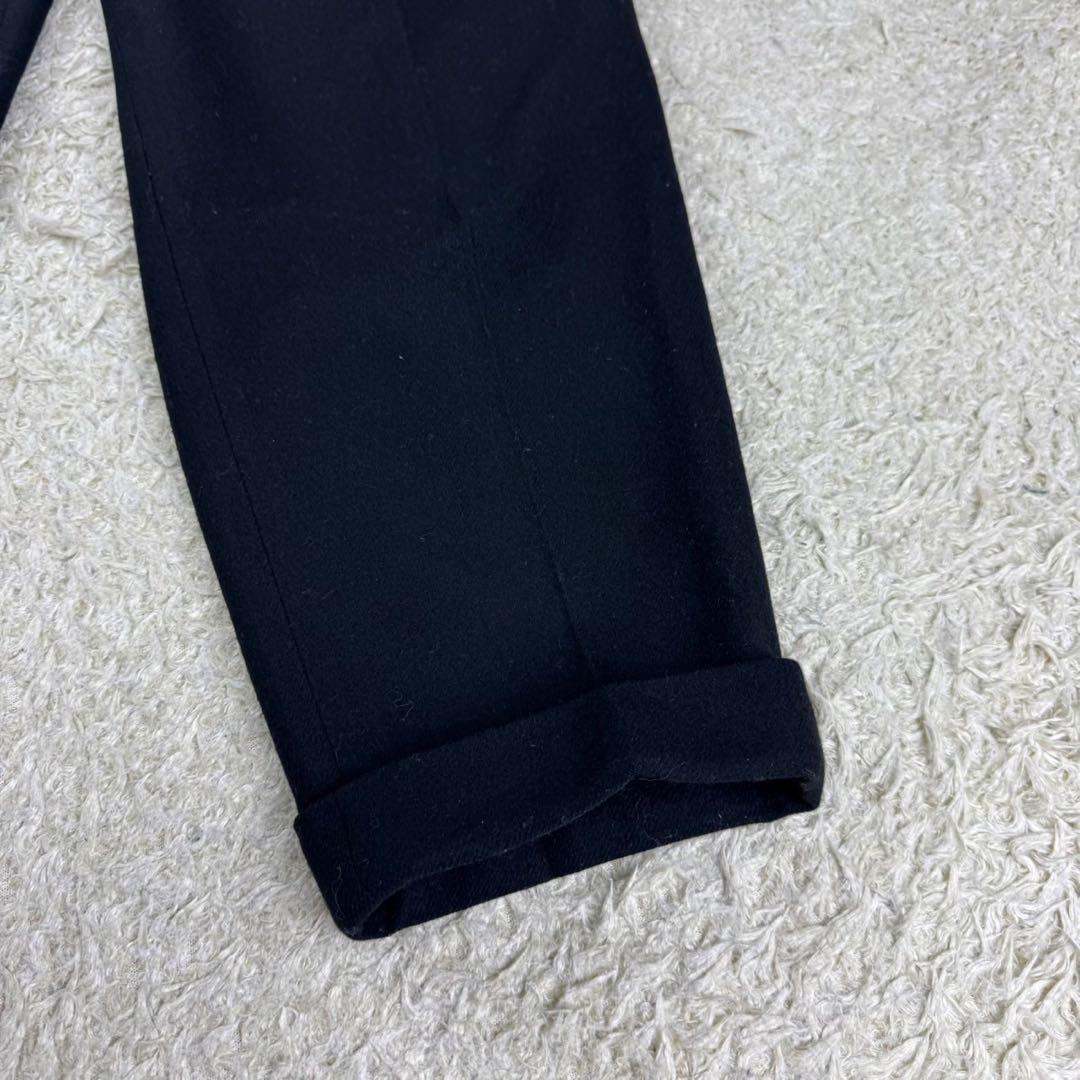 80s コムデギャルソン バルーンパンツ ツータック ウール 黒 archive