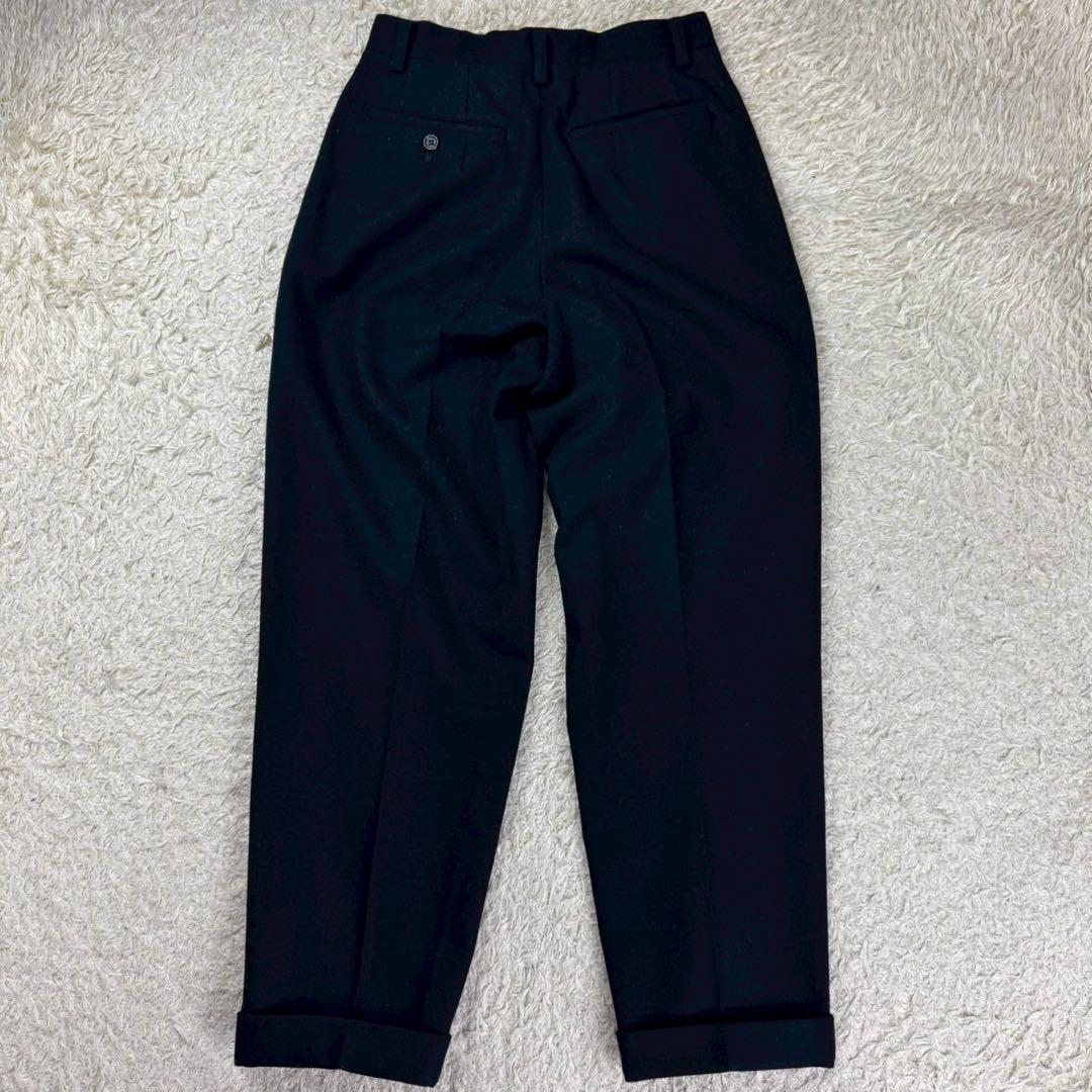 80s コムデギャルソン バルーンパンツ ツータック ウール 黒 archive