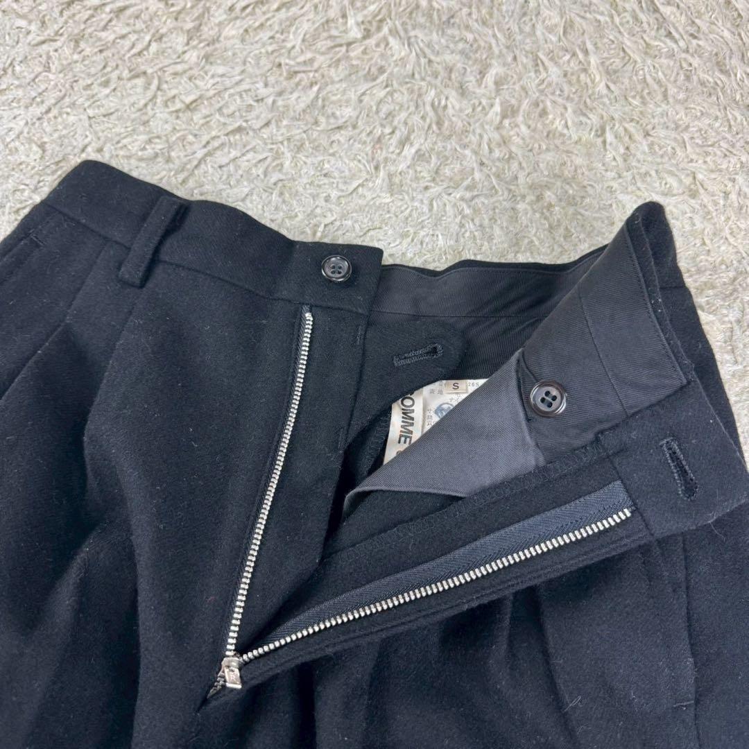 80s コムデギャルソン バルーンパンツ ツータック ウール 黒 archive