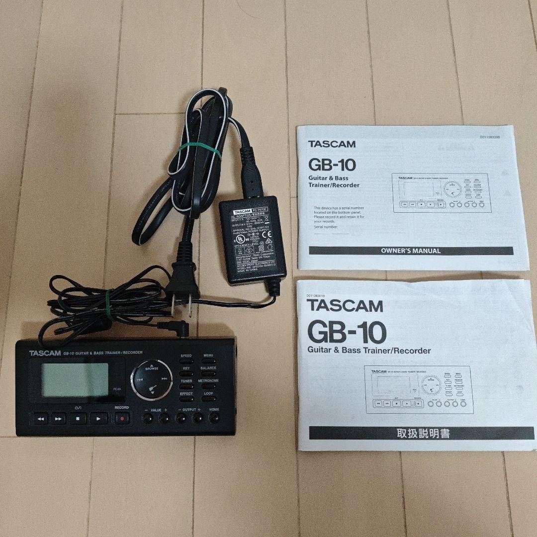 TASCAM GB-10 ギター＆ベーストレーナー　ACアダプター付属