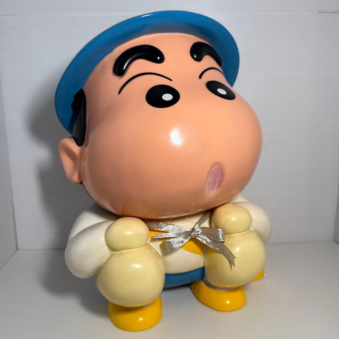 レア！ユタカ製 クレヨンしんちゃん ソフビ 『でっかい貯金箱』