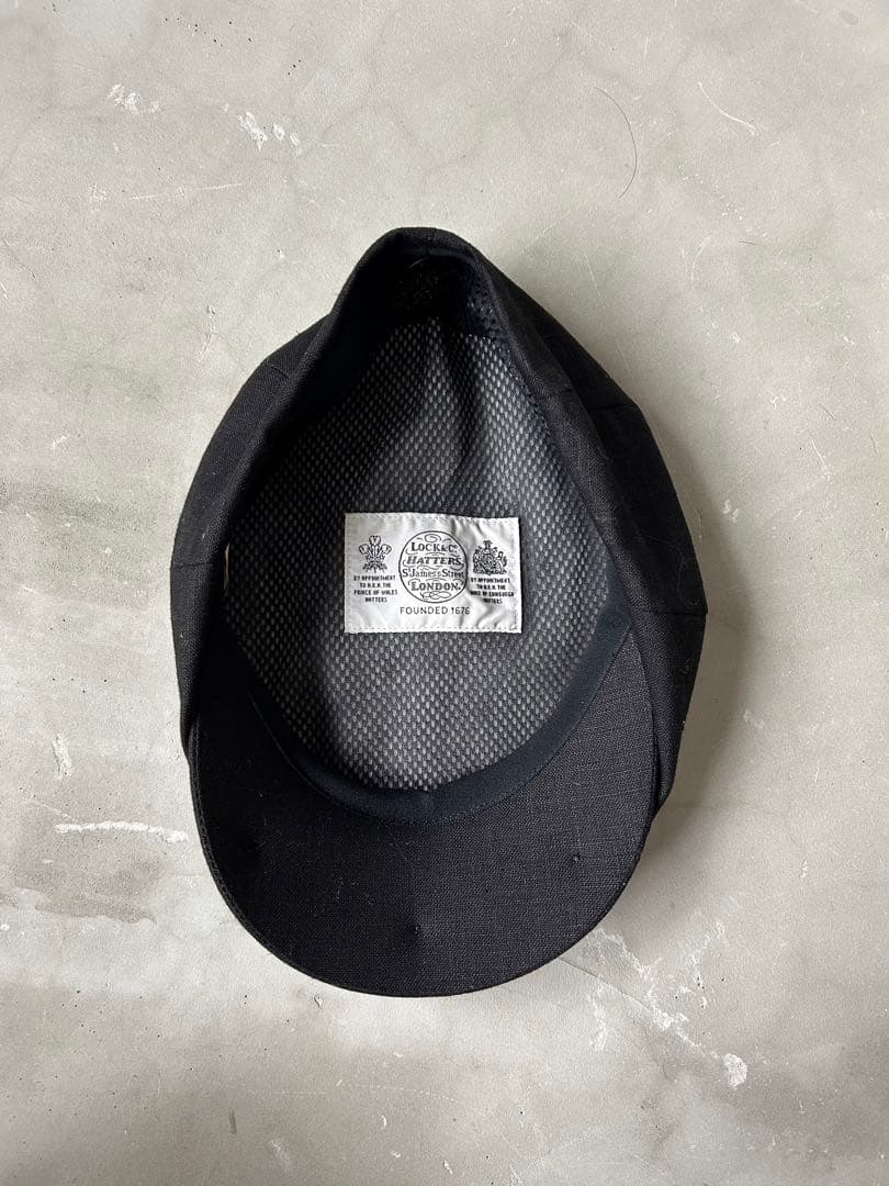 【リネン100%】ジェームスロックハッターズ ハンチング キャスケット