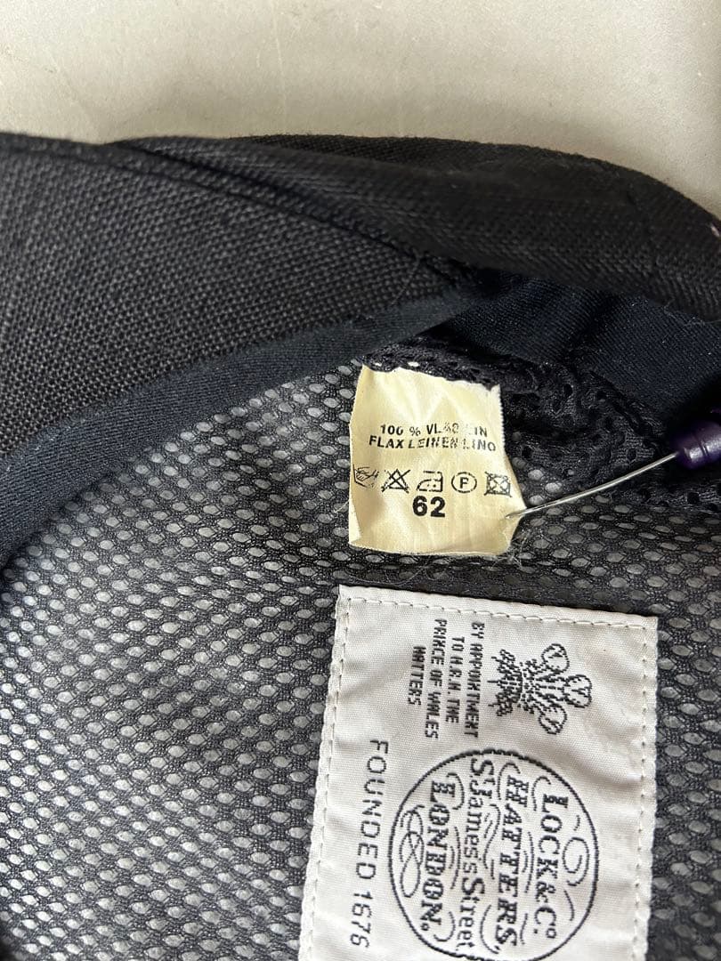 【リネン100%】ジェームスロックハッターズ ハンチング キャスケット