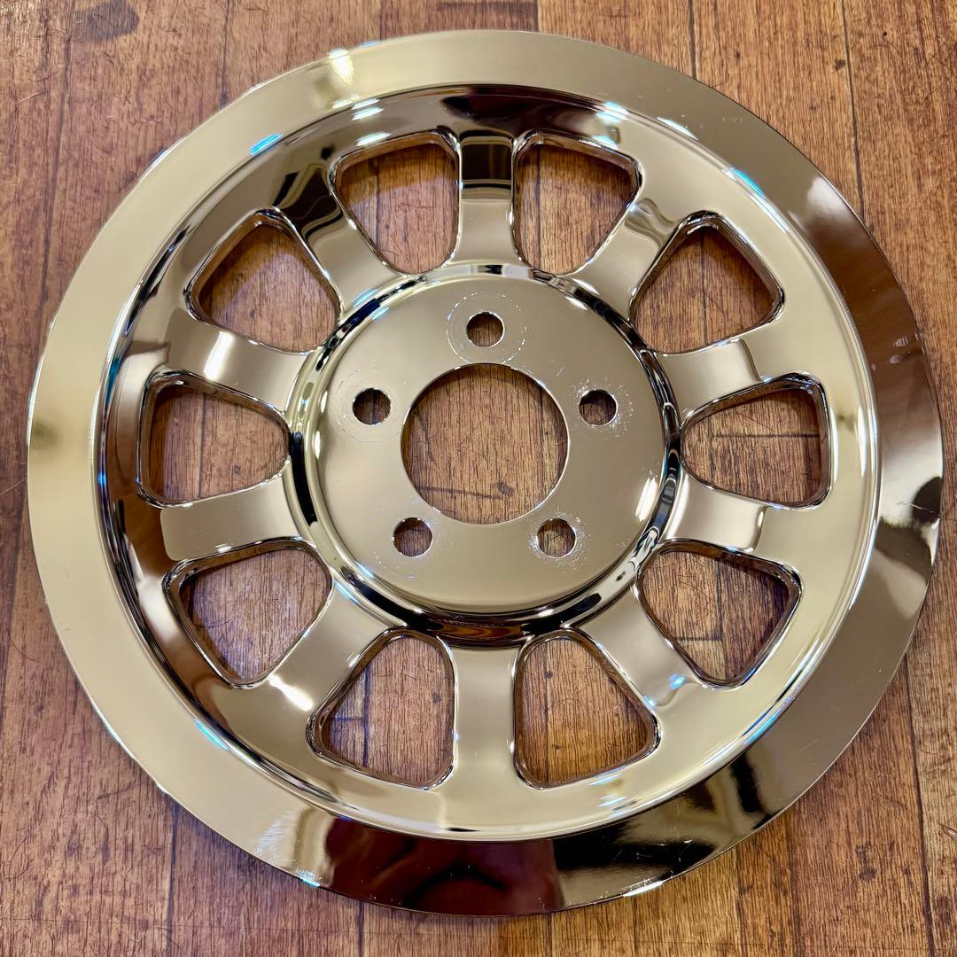 送込！ハーレーダビットソン ソフテイル 純正 スプロケ プーリーカバー クローム