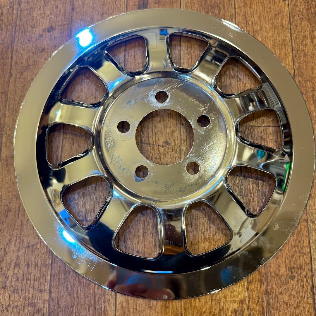 送込！ハーレーダビットソン ソフテイル 純正 スプロケ プーリーカバー クローム