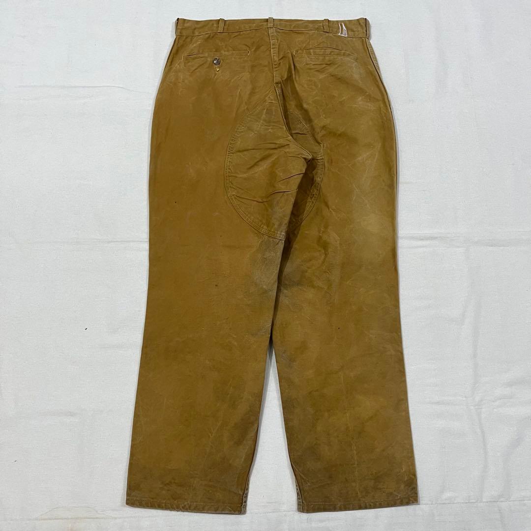 チェキダイ W36 雰囲気良 70s Red Head ダック パンツ