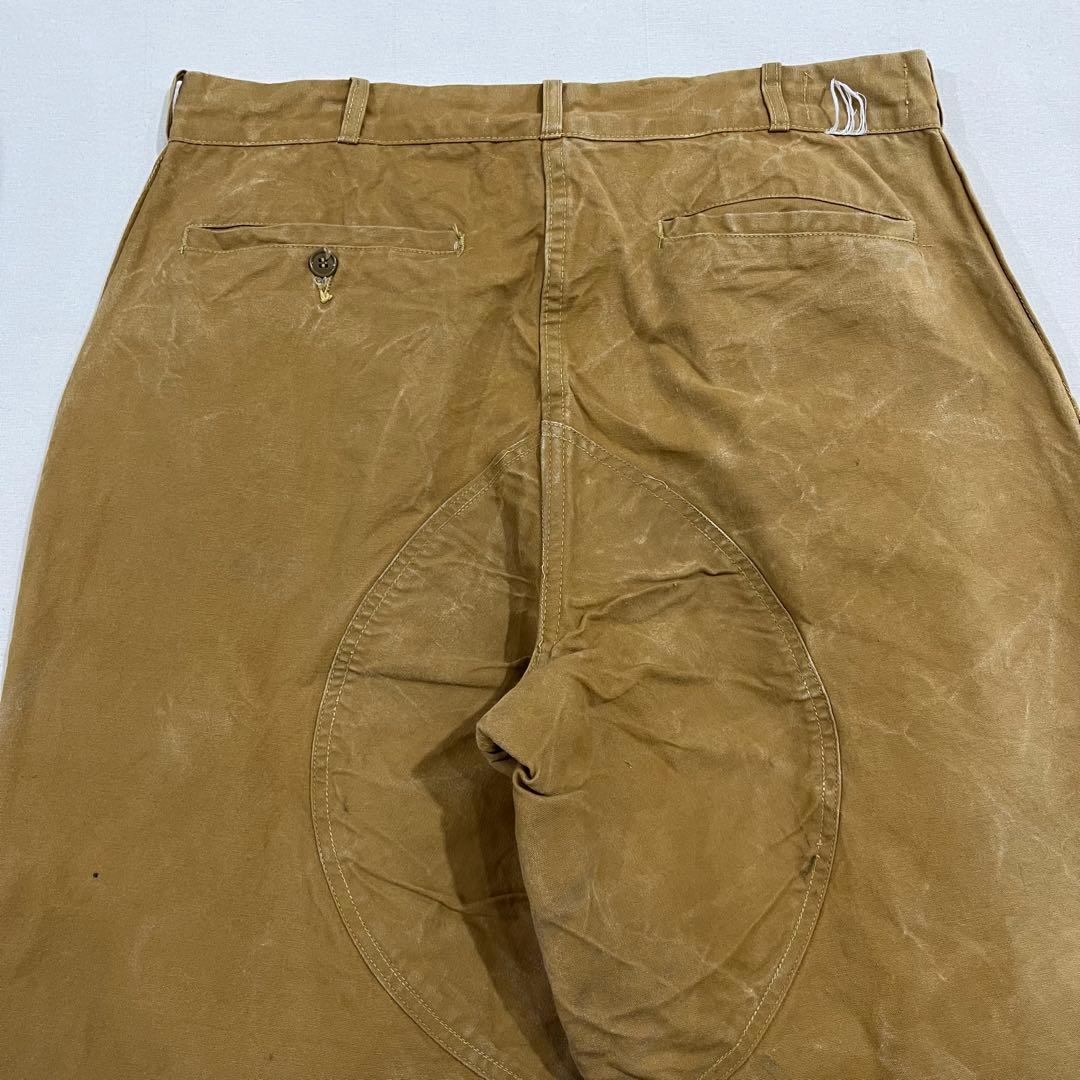 チェキダイ W36 雰囲気良 70s Red Head ダック パンツ