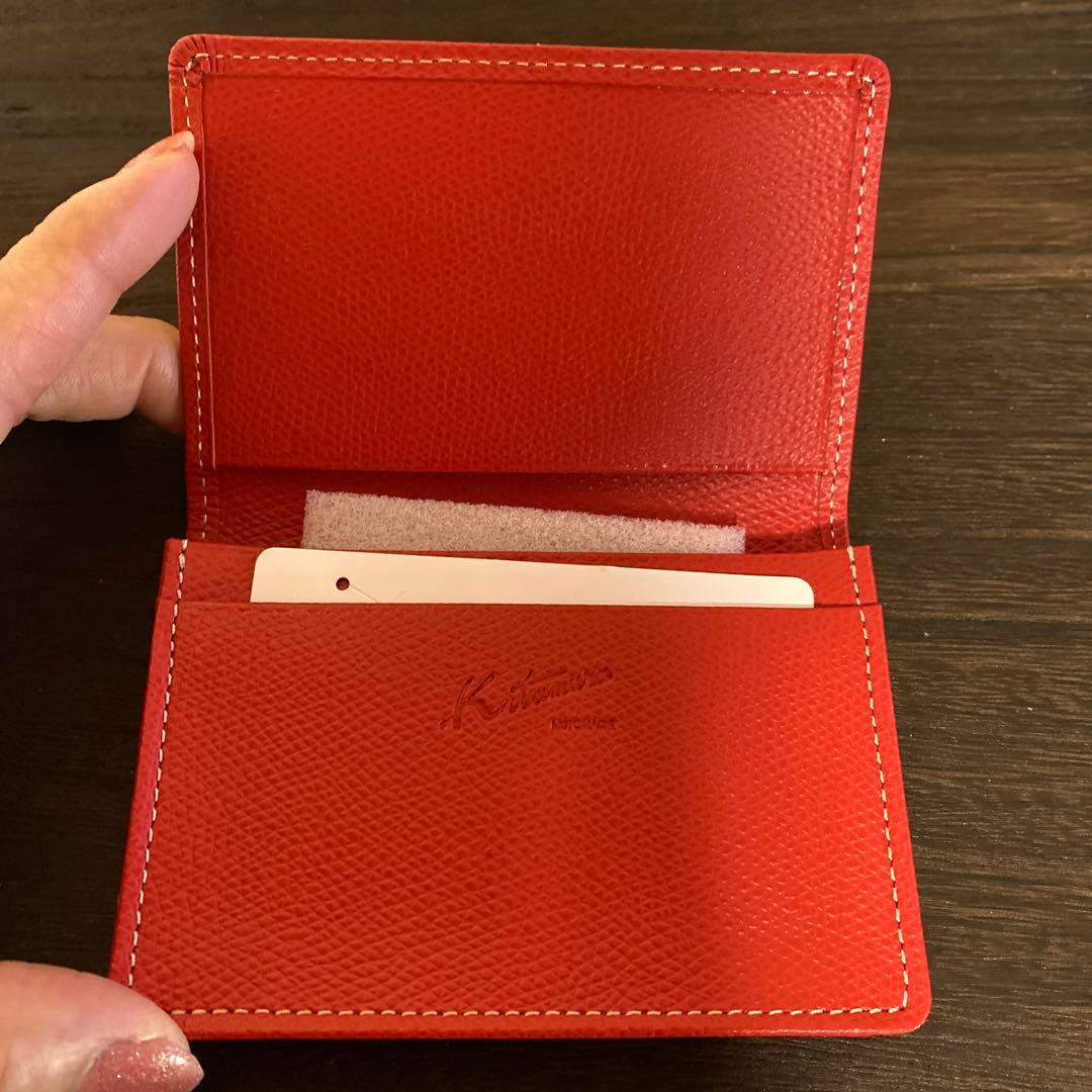 キタムラ　レディース　名刺入れ