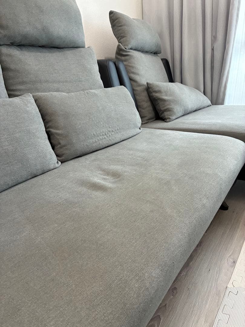 ニトリ 2人掛けソファ 布張り ①のみ