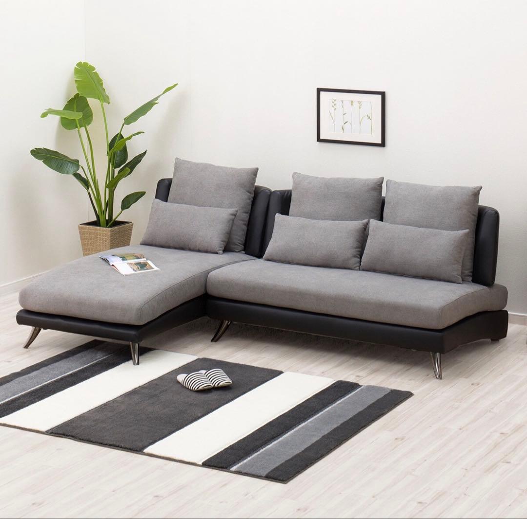 ニトリ 2人掛けソファ 布張り ①のみ