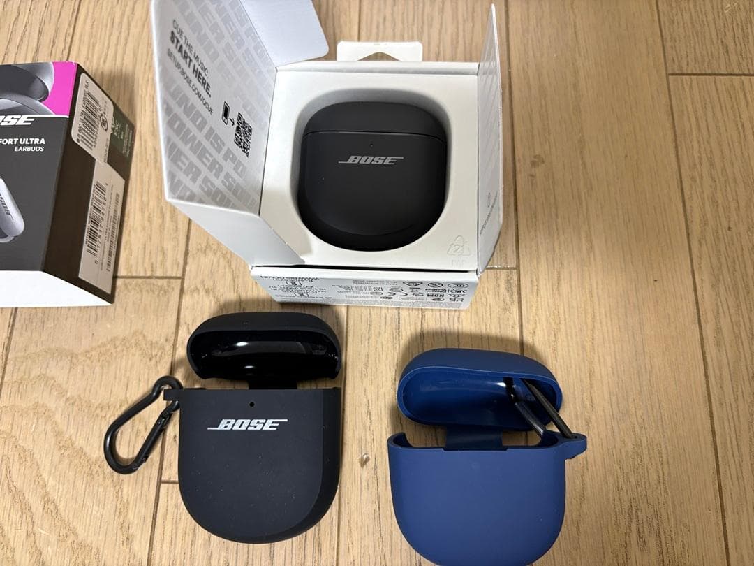 Bose QC Ultra イヤホン＋ワイヤレス充電ケースカバー【美品】