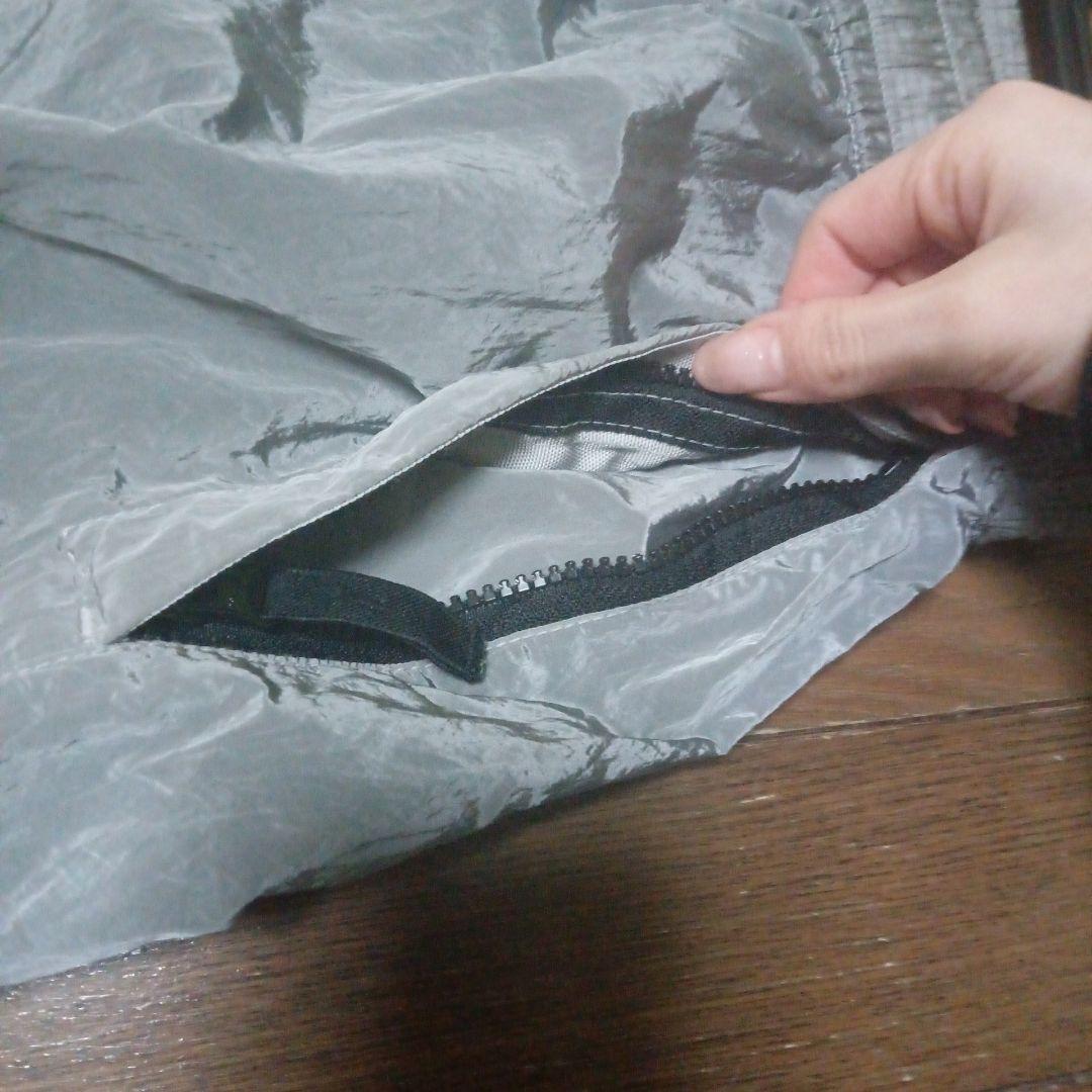 美品　Stone  グレー　シルバー カーゴパンツ Mサイズ