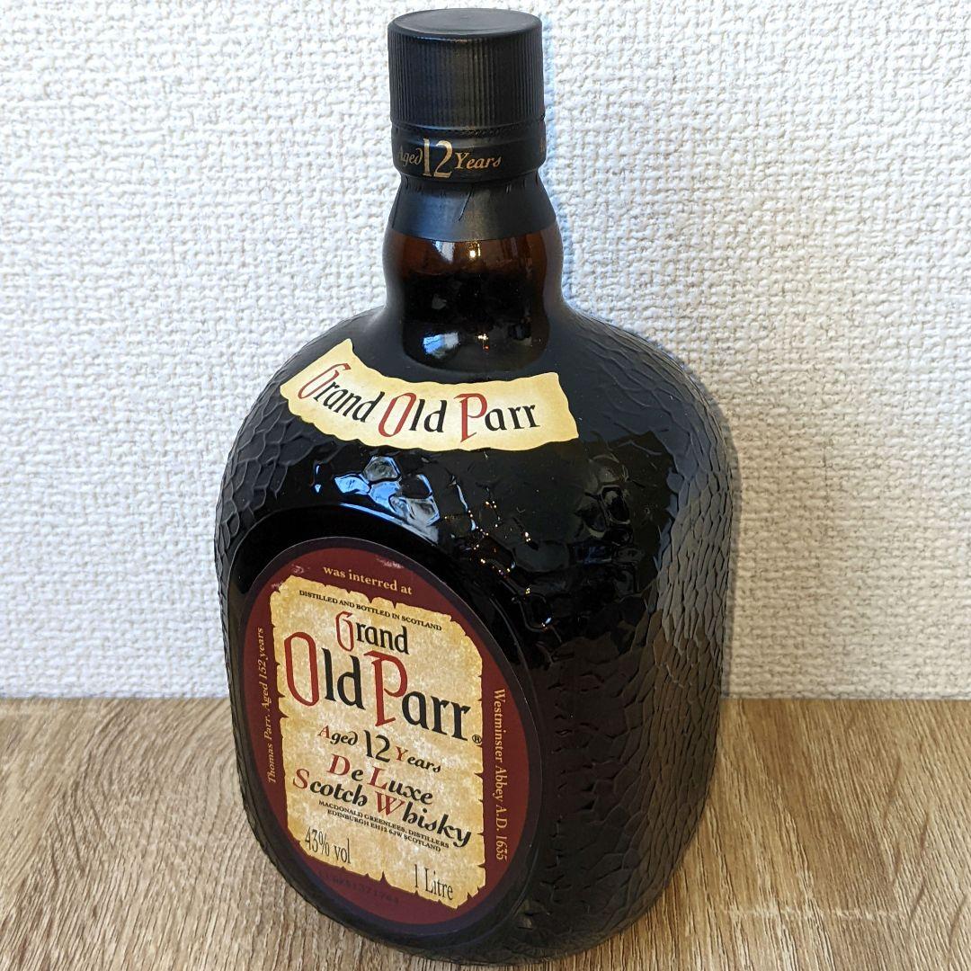 オールドパー12年　デラックス　1Ｌ 43％　未開栓　箱あり　3本セット
