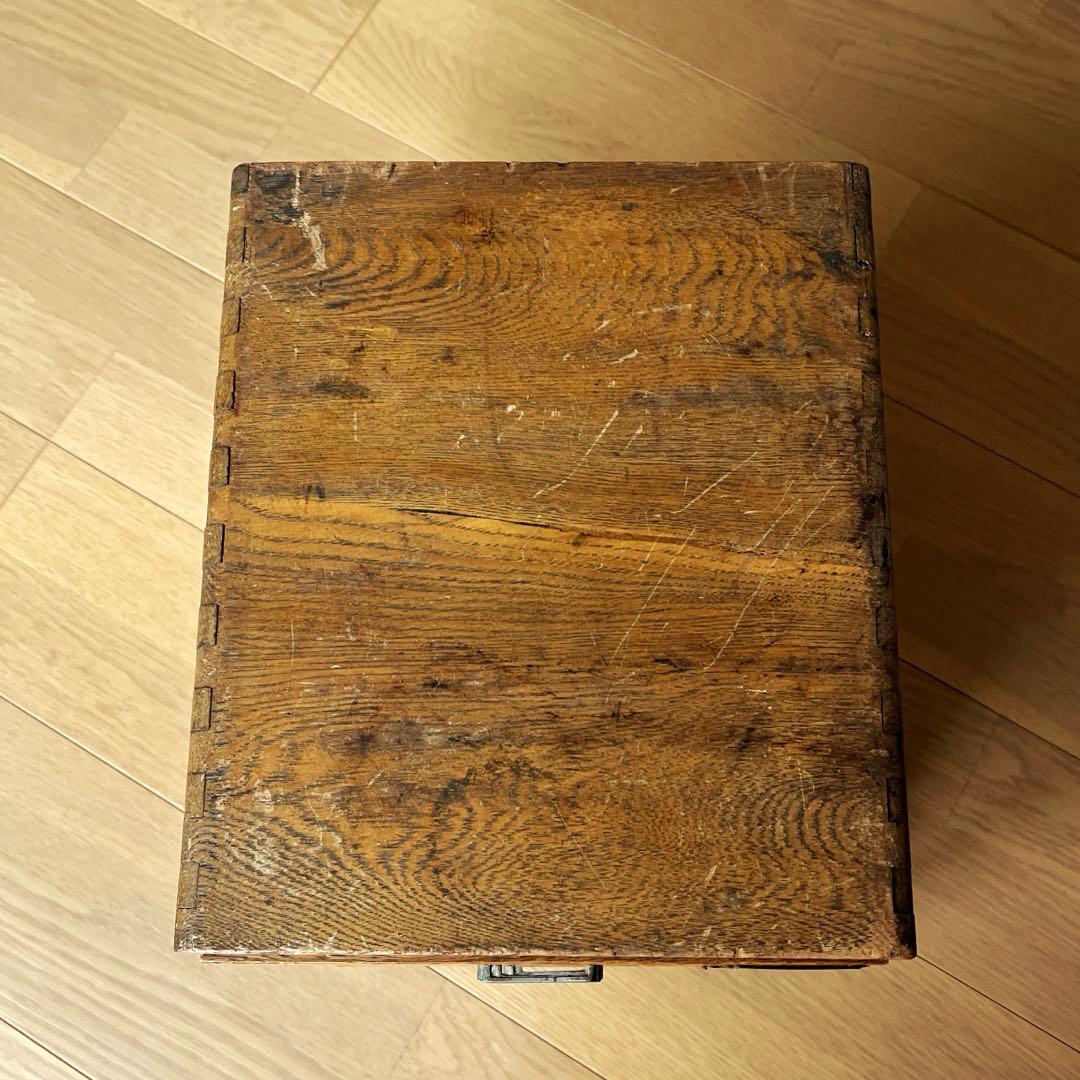 古道具　昭和レトロ　小引き出し　5杯　木製