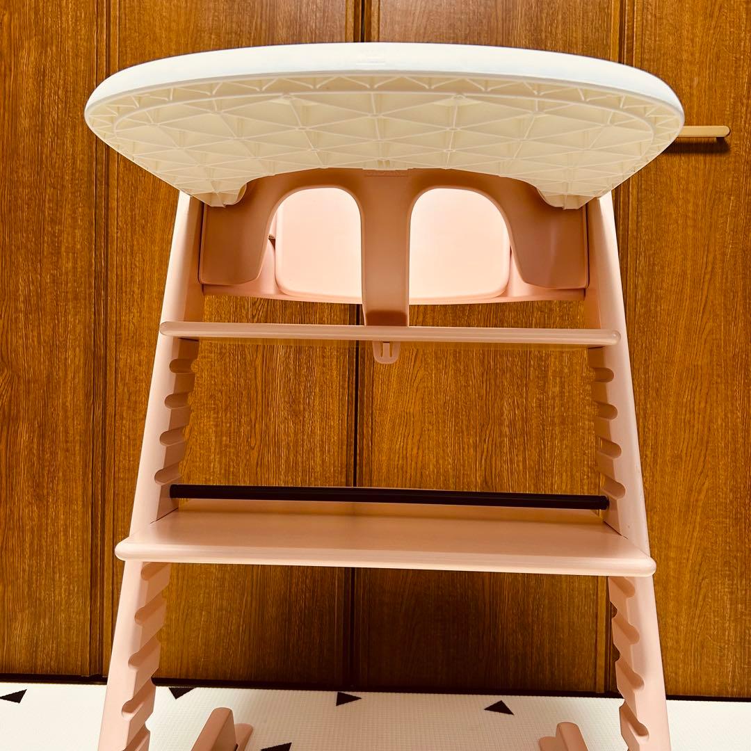 STOKKE TRIPP TRAPP セレーヌピンク テーブル・ベビーセット付き