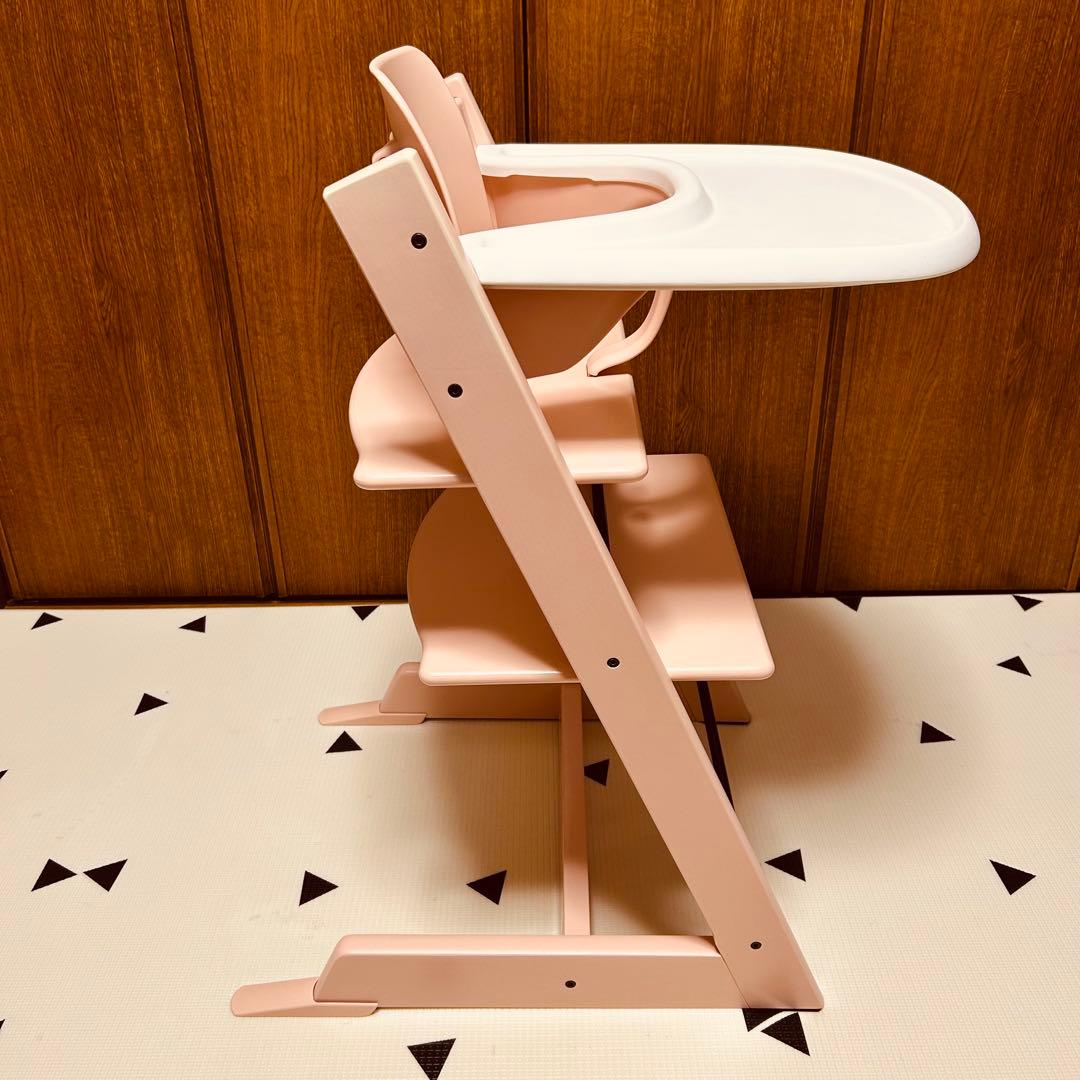 STOKKE TRIPP TRAPP セレーヌピンク テーブル・ベビーセット付き