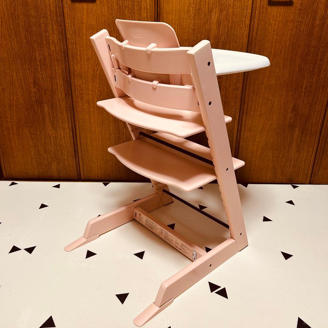 STOKKE TRIPP TRAPP セレーヌピンク テーブル・ベビーセット付き