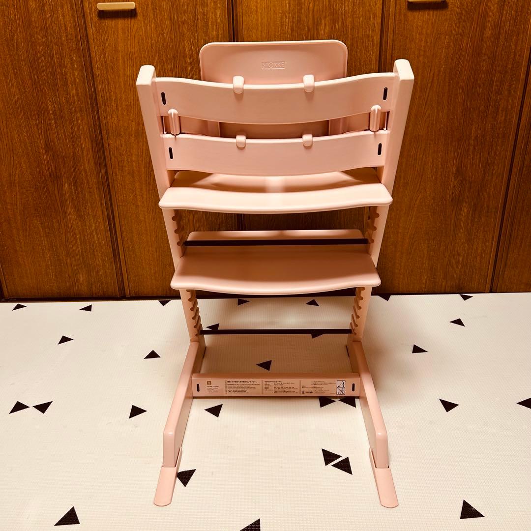 STOKKE TRIPP TRAPP セレーヌピンク テーブル・ベビーセット付き