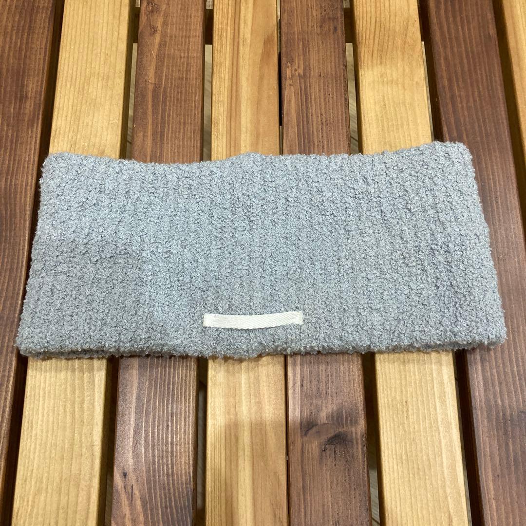 kinema パイルヘアバンド　グレー　pile hair band キネマ