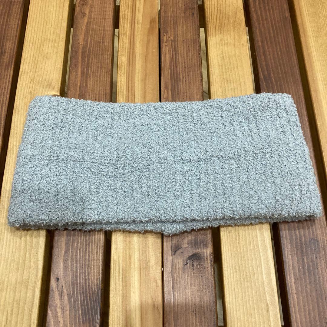 kinema パイルヘアバンド　グレー　pile hair band キネマ