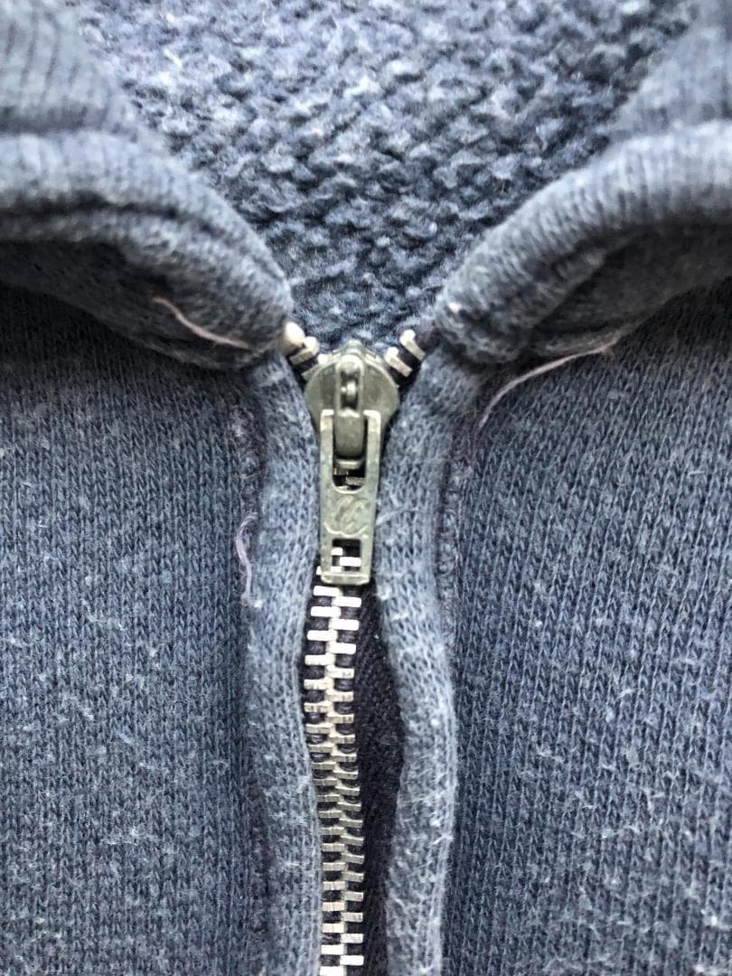 60s half zip sweat shirts ナス紺