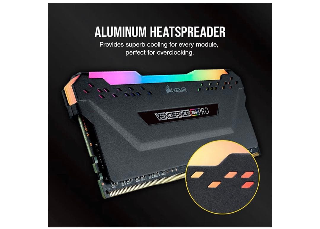 CORSAIR DDR4-3200MHz メモリ16GB [8GB×2枚]