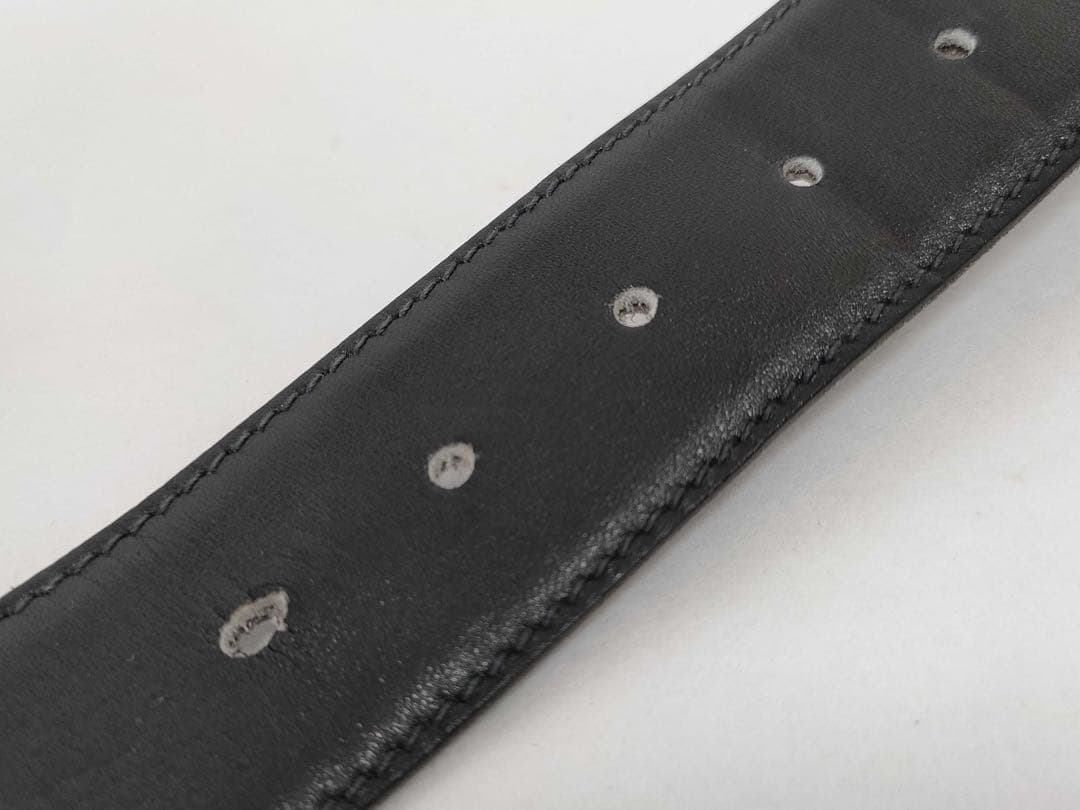 CELINE 馬車バックル レザーベルト ゴールド金具