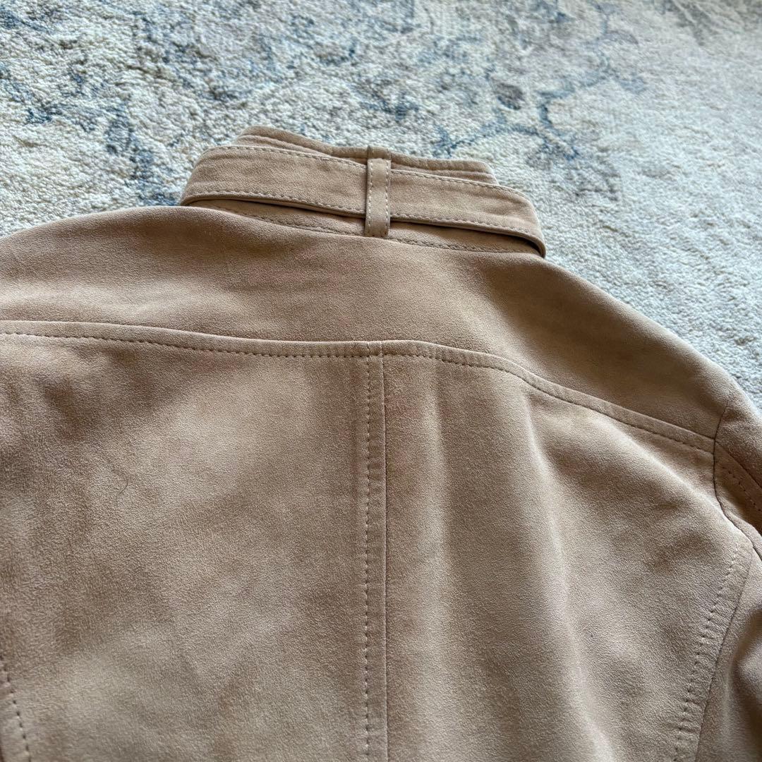 ドルチェアンドガッバーナ スウェード 裏地 レオパード レザー ライダース