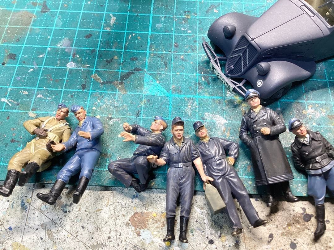 1/48ヘンシェルHS.123エッシー+車+将兵