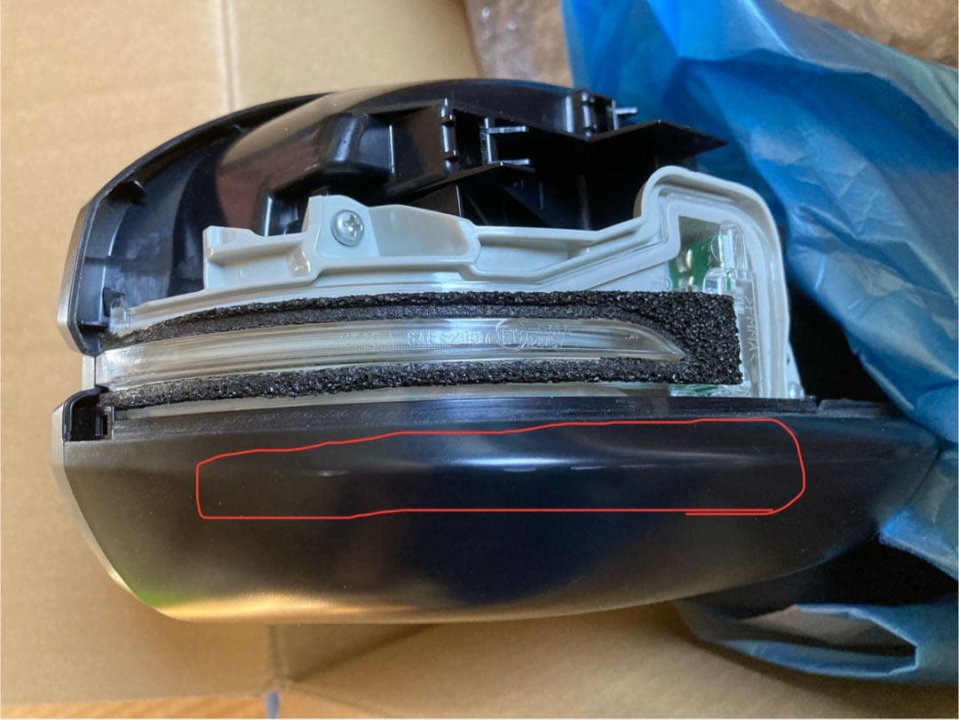 ホンダ　フリード　令和4 右ドアミラー