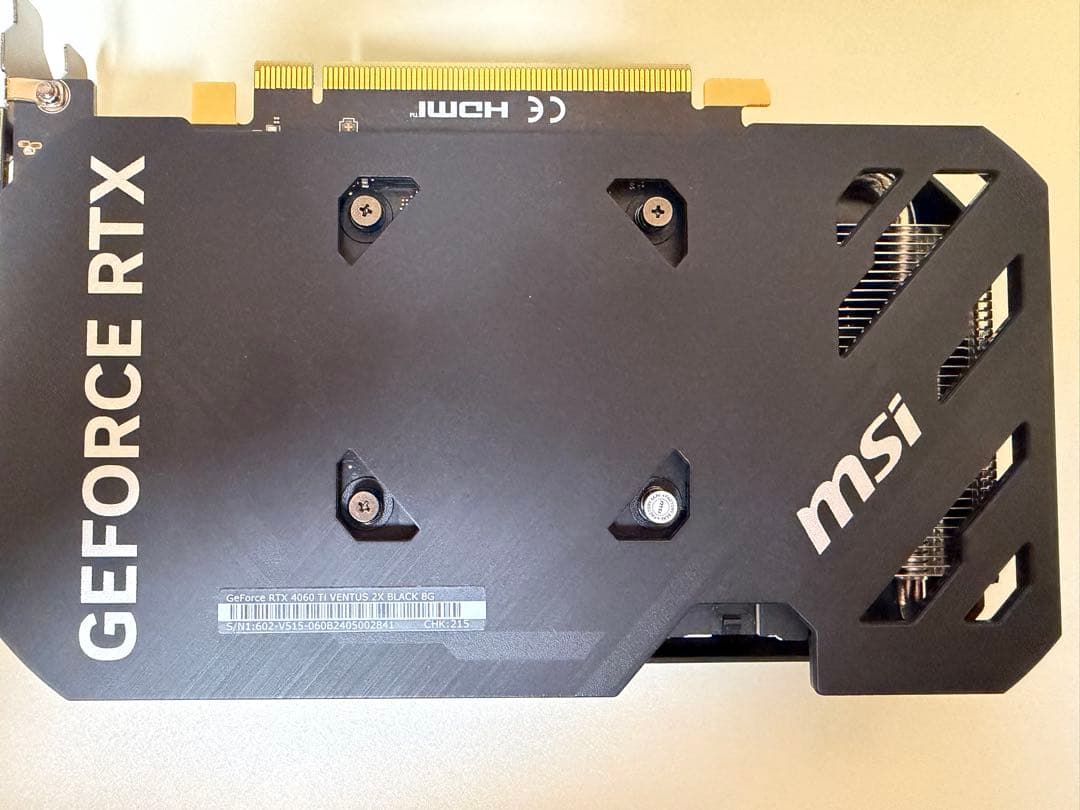 最終値下げ　MSI RTX 4060 Ti 8GB