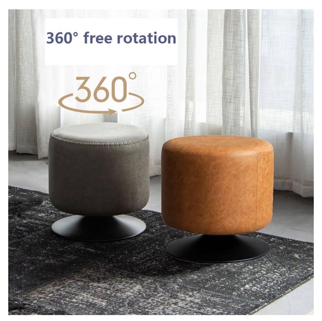 【A級美品】【残1点】高級 360度回転ラウンドスツール 入手困難 50%オフ
