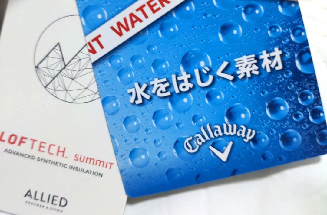 ドレミ　新品　キャロウェイ　中綿ワンピースМ　白　定価26400円