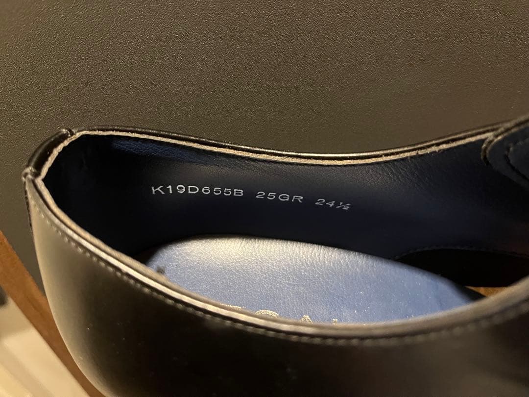 【新品未使用】REGAL リーガル ブラック ドレスシューズ　24.5cm