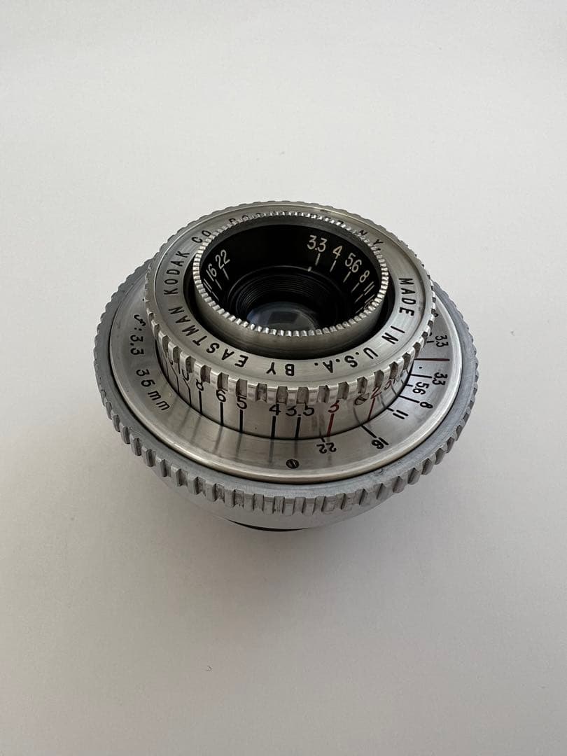 【希少】Kodak Ektra Ektar 35mm f/3.3 レンズ