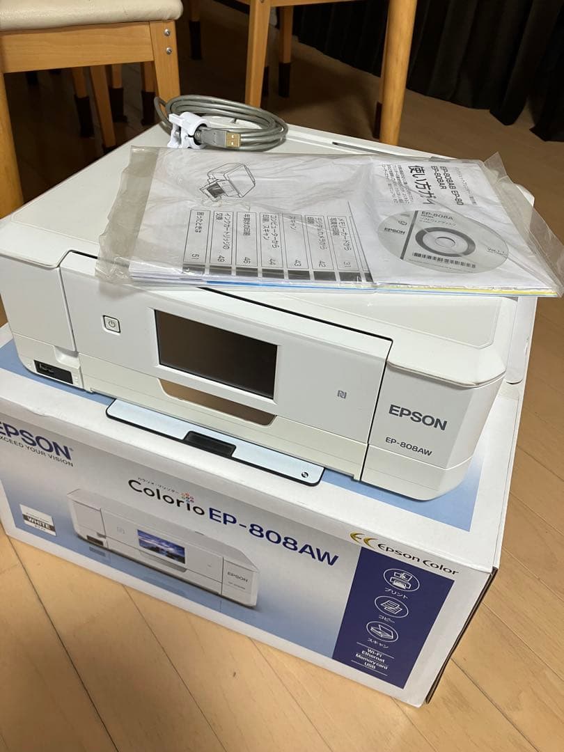 EPSON EP-808AW ジャンク品 プリンター本体　コード付き