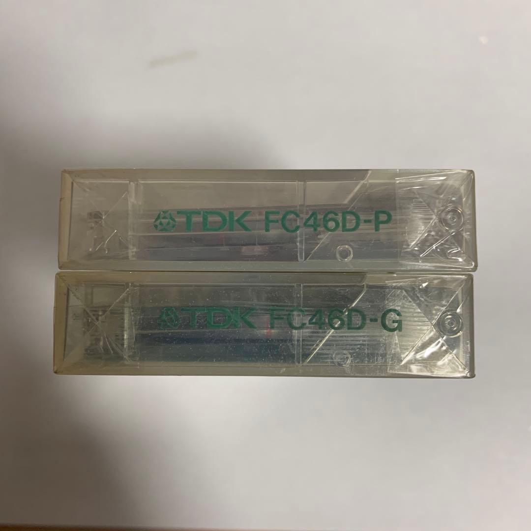 【値下げ】TDK FC46D-P・G カセットテープ2本セット