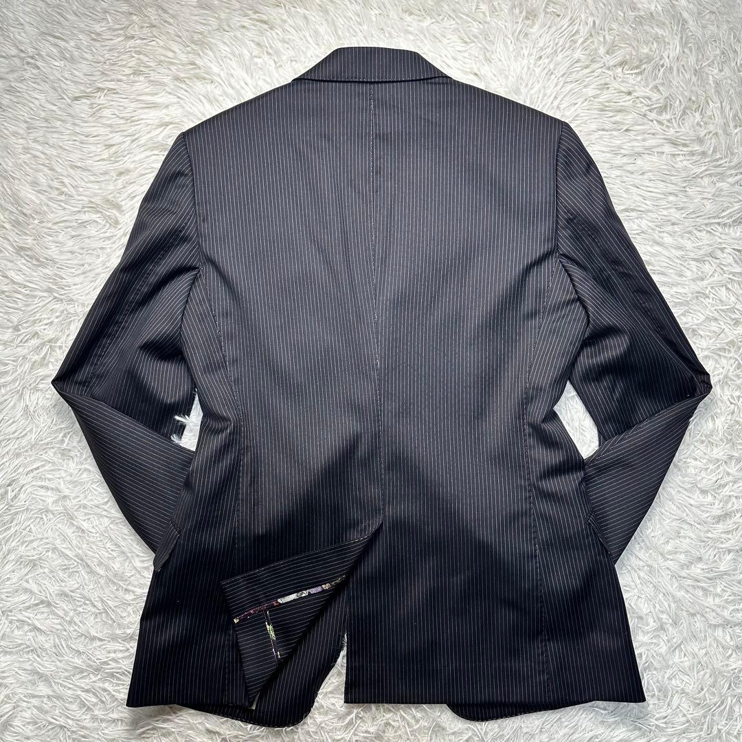 未使用級 現行 ポールスミス ロロピ シルク混 光沢 鉱石柄 セットアップ M