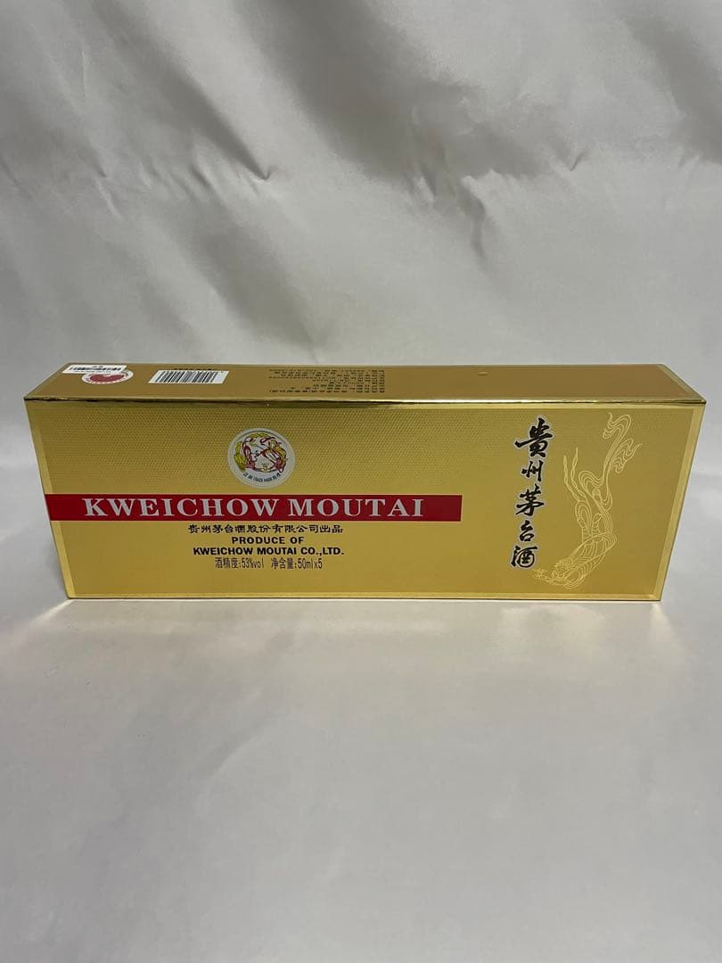 貴州茅台酒 KWEICHOW MOUTAI 53% 50ml×5本 箱付き未開封