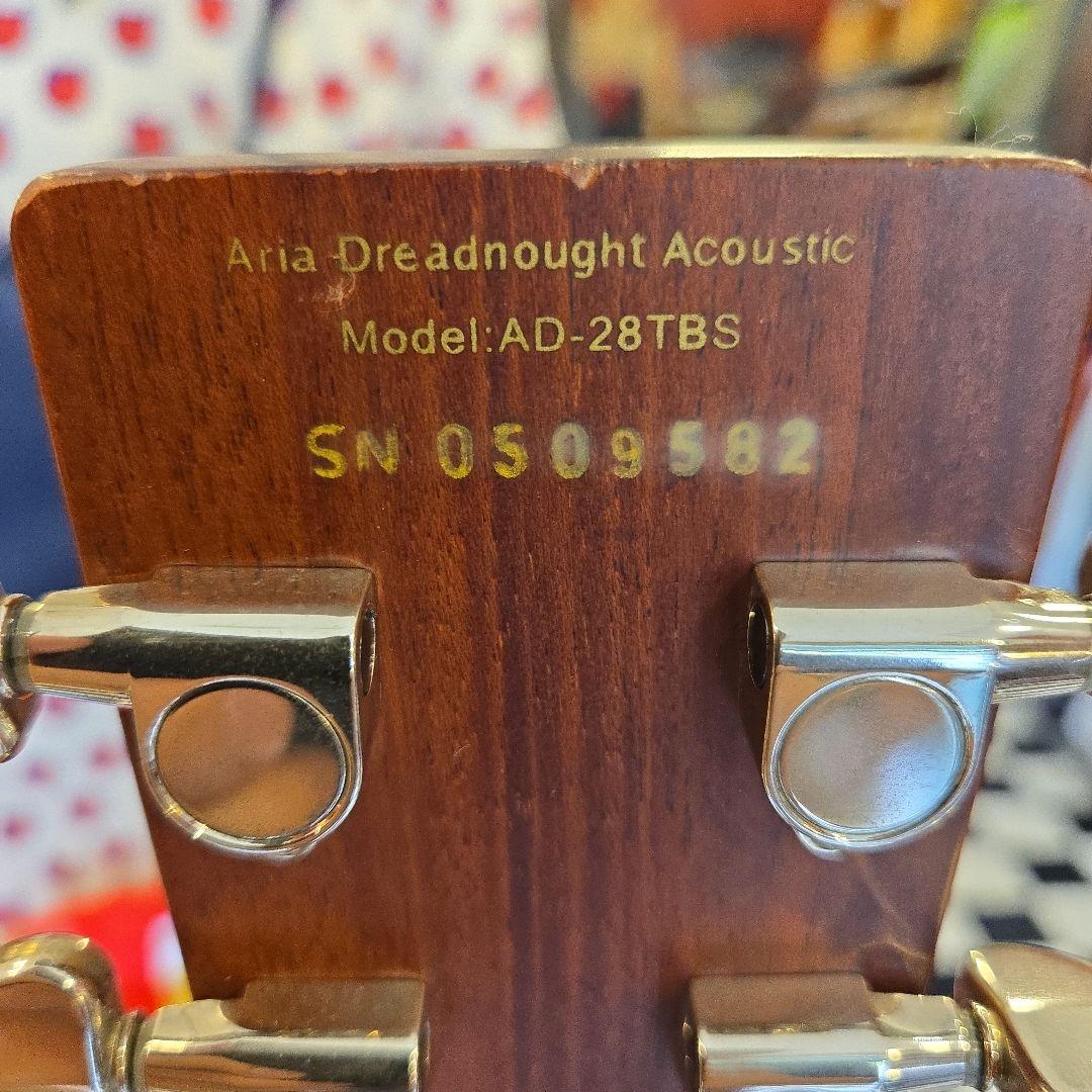 Aria Dreadnought AD-28TBS アコースティックギター