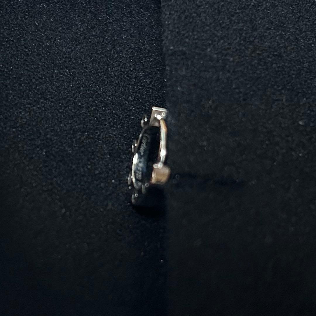 カルティエ LOVE シングルピアス　18金ホワイトゴールド　片面ダイヤモンド