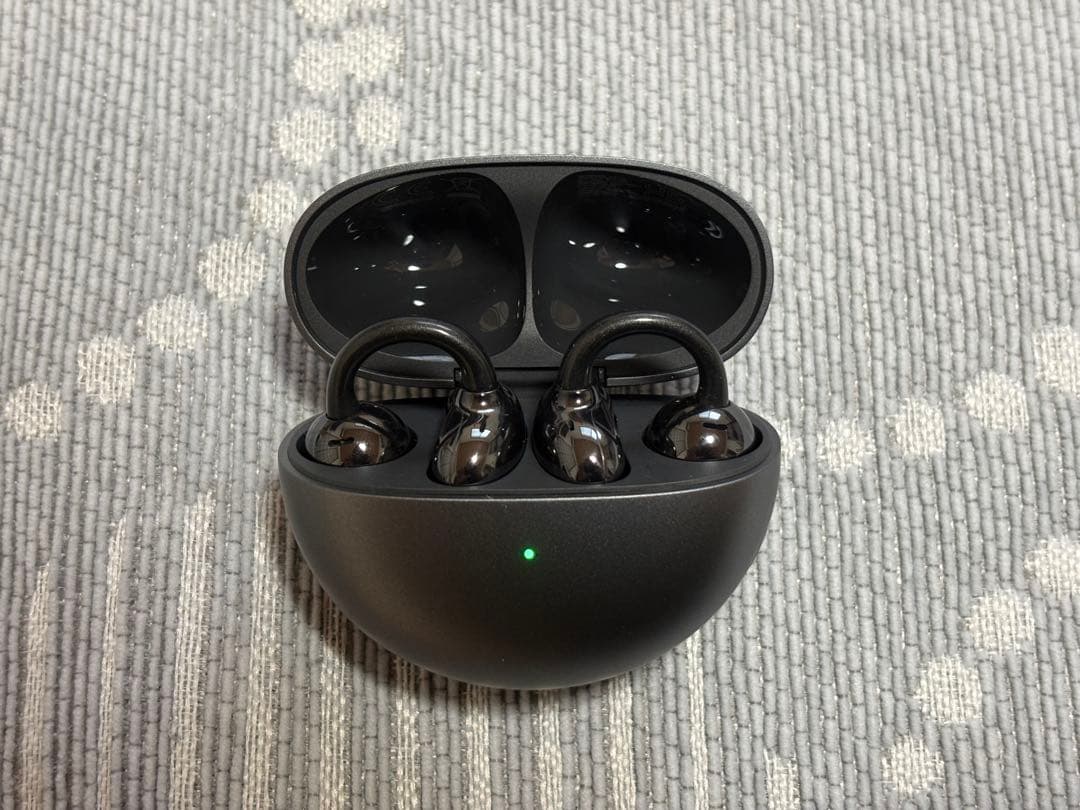 HUAWEI FreeClip Black オープンイヤーイヤフォン ケース付