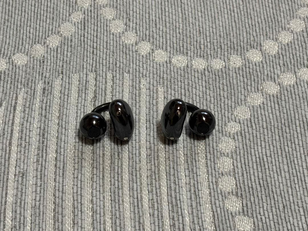 HUAWEI FreeClip Black オープンイヤーイヤフォン ケース付