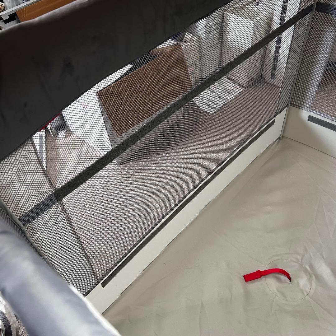 【24時間以内発送】アップリカ ベビーベッド ココネルエアー グレーベアー