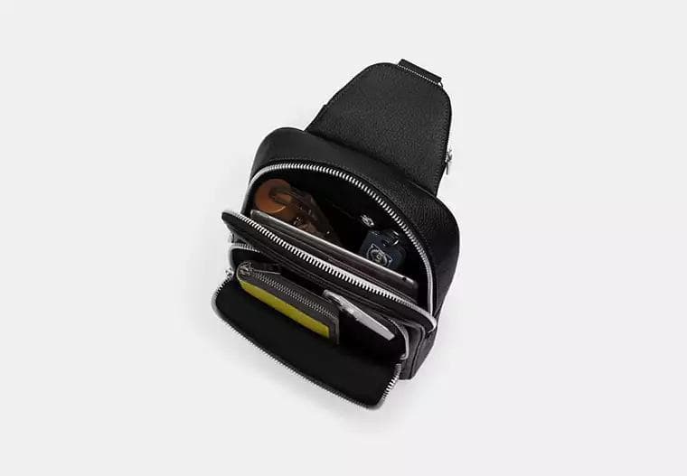 お値下げ【美品】COACH ボディバック　ショルダーバッグ　コーチ　レザー