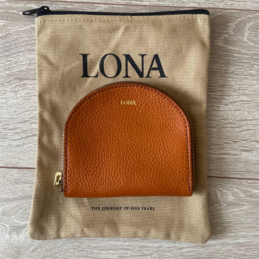 LONA「財布」キャメル　革　新品　未使用